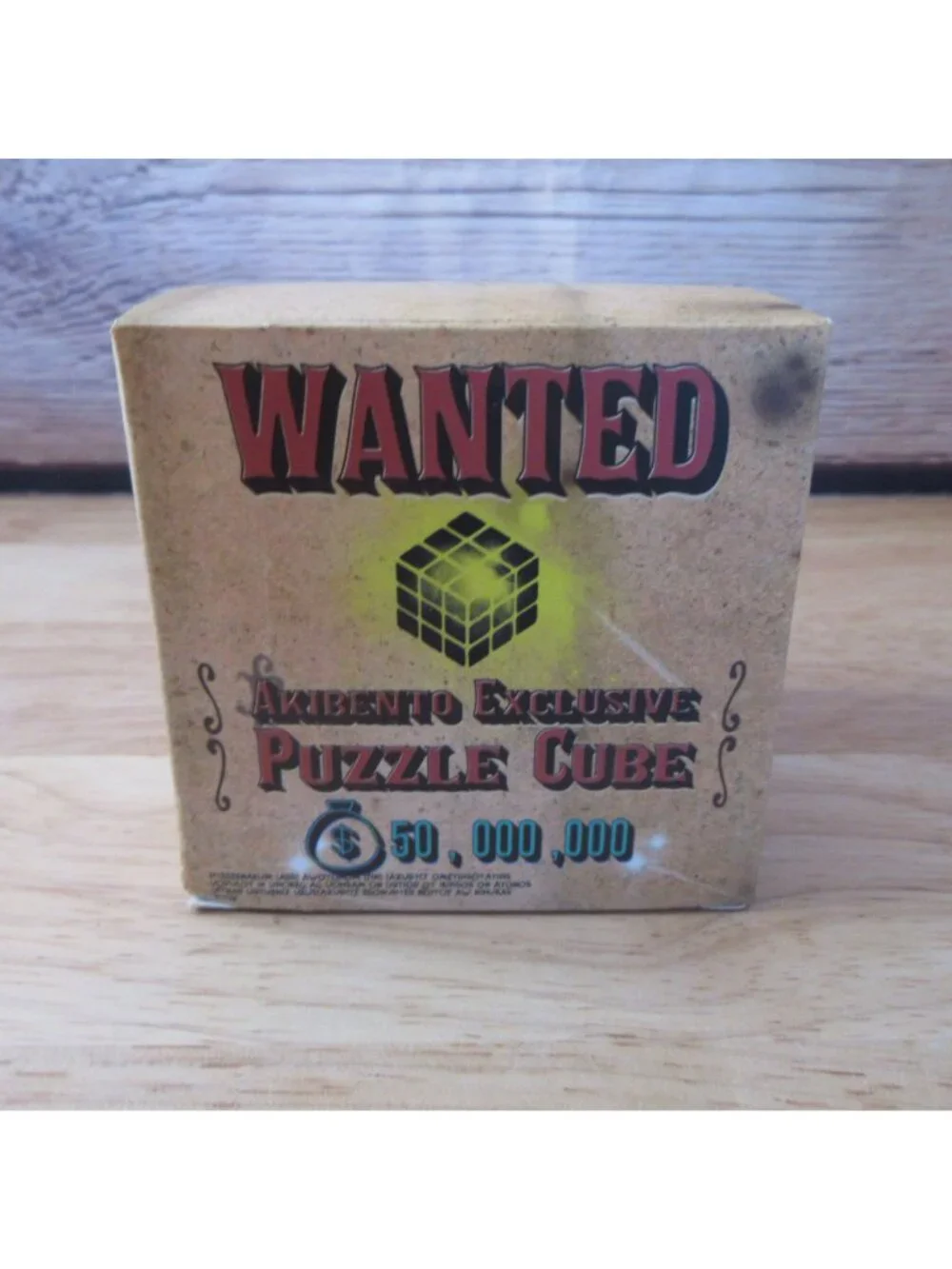 Akibento Exclusive Wanted  Puzzle Rubix Cube
